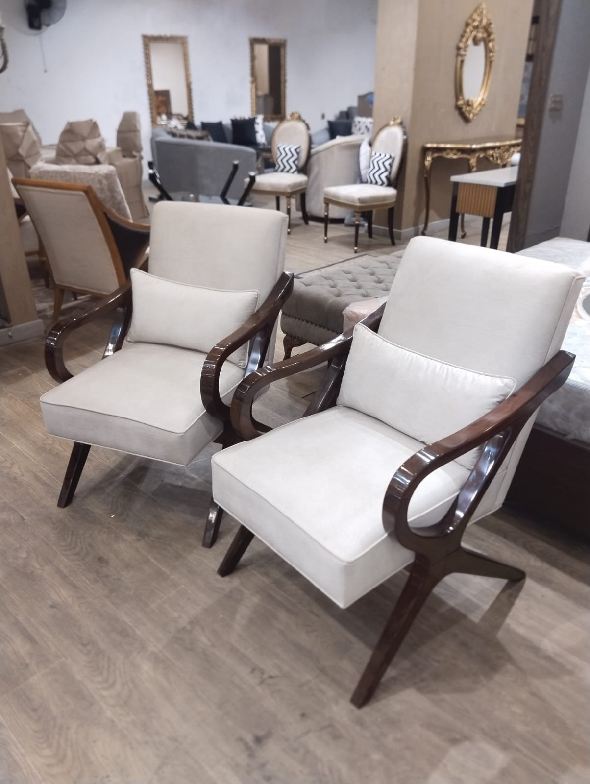 Solid Sheesham Wood Lounge Chair Set – with Coffee Table | Handcrafted | RRF